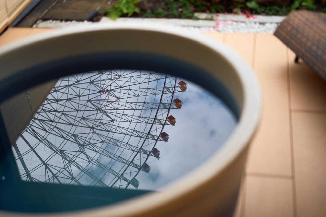 Konjakuso Osaka Tempozan "Ikesu" Projection M Apping Spa Konjakuso Osaka Tempozan "Takadoro" Wheel View Екстериор снимка