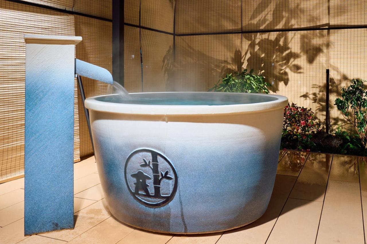 Konjakuso Osaka Tempozan "Ikesu" Projection M Apping Spa Konjakuso Osaka Tempozan "Takadoro" Wheel View Екстериор снимка