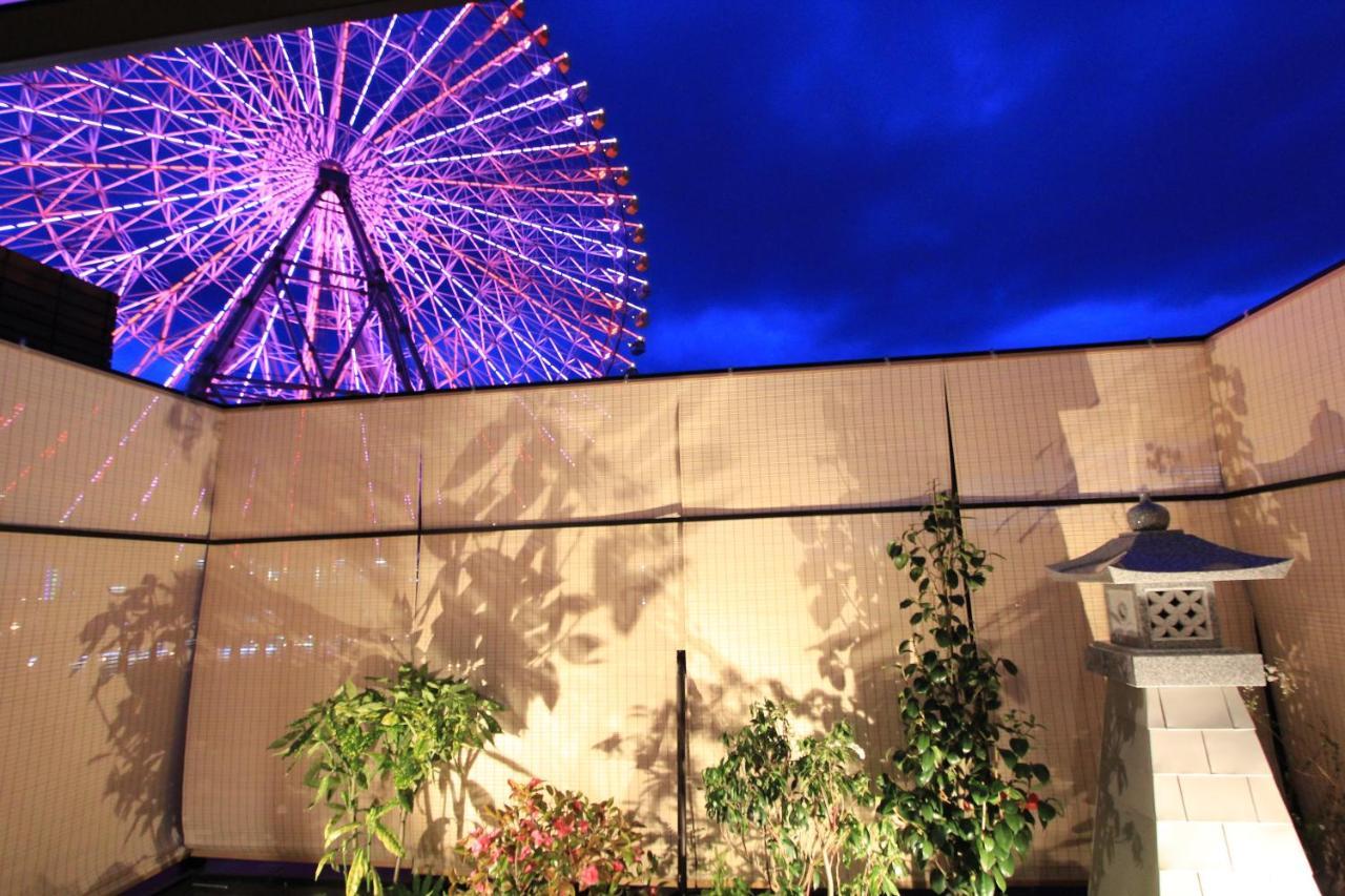 Konjakuso Osaka Tempozan "Ikesu" Projection M Apping Spa Konjakuso Osaka Tempozan "Takadoro" Wheel View Екстериор снимка